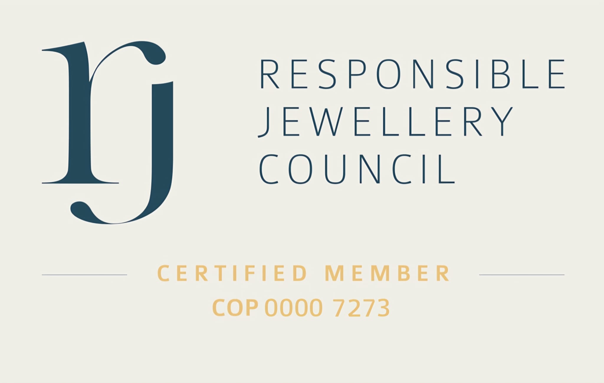 Responsible Jewellery Council Certificate Member Logo